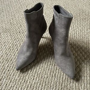 Grey booties from Louise et Cie